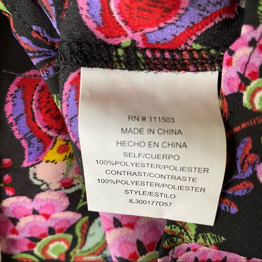 Francesca’s One Shoulder Floral Ruffle Top - Picture 9 of 16